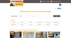 Desktop Screenshot of lencinaspropiedades.com