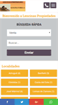 Mobile Screenshot of lencinaspropiedades.com